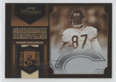 2007 Playoff Prestige Gridiron Heritage Foil 32/100 Muhsin Muhammad #GH-41 0q3