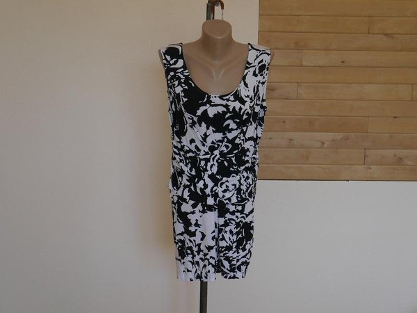 Women Marella Dress Black White 40 / L / 48