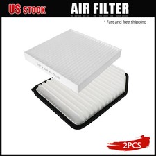 Engine Cabin Air Filter Set for 2018 Jeep Wrangler JK 2011-2018 Wrangler
