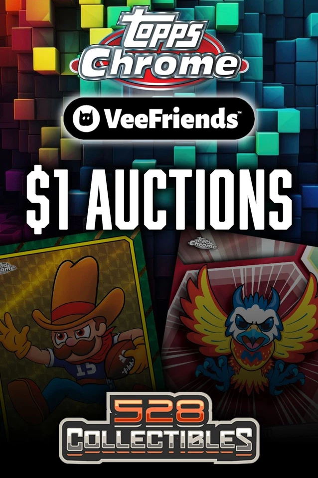 $1 Auctions! 2026 Topps Chrome VeeFriends Box Breaks!