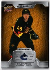 2023-24 Upper Deck Engrained Oak Rookies COLE McWARD 140 #/399 Vancouver Canucks