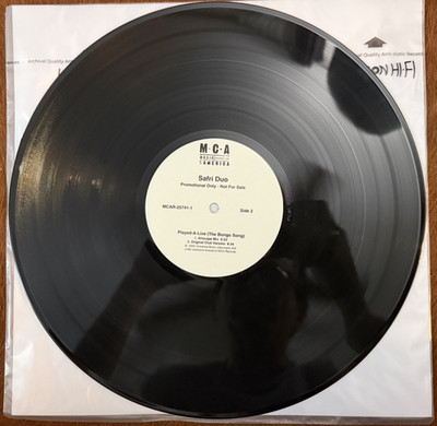 Safri Duo   Played-A-Live (The Bongo Song) Trance 12'' Vinyl Record Promo