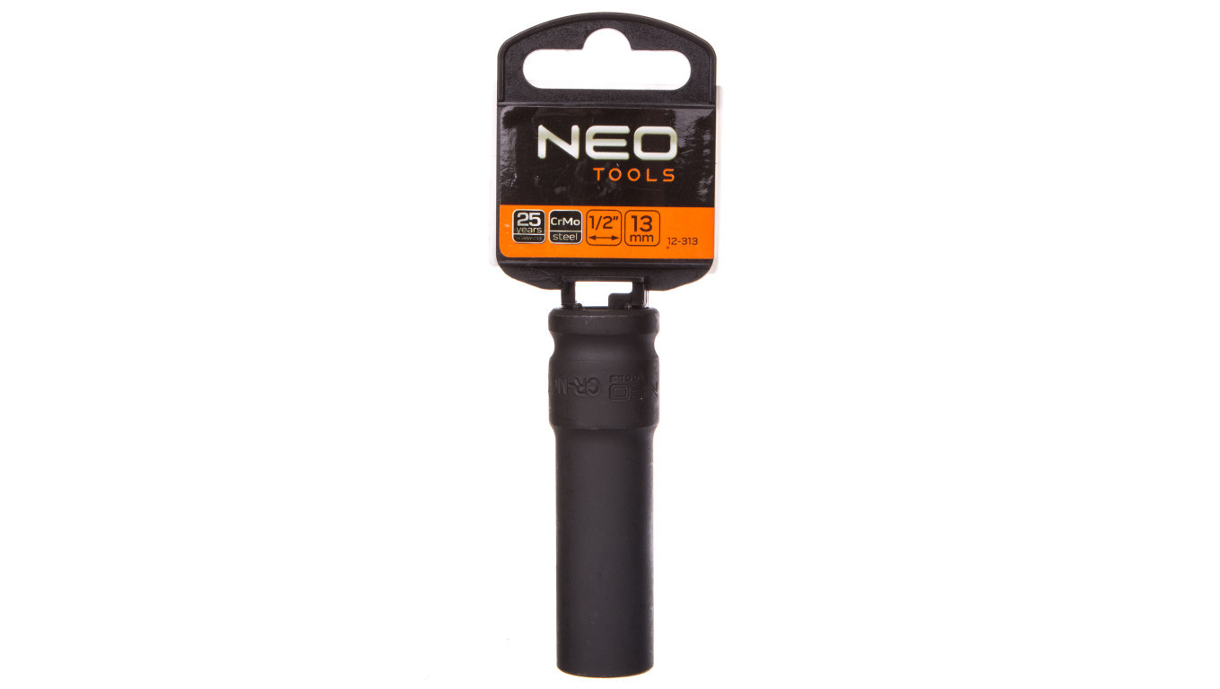 Impact socket 1/2 inch long, 13mm L78mm CR-MO 12-313 /T2UK