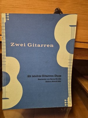 Zwei Gitarren 25 leichte Gitarren-Duos Barna Kovats Schott 5661 Partiturgitarre