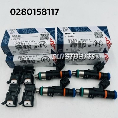 4PCS Bosch EV14 52lb 550cc fuel injectors 2000-05 VW Golf MK4 1.8T turbo 20V