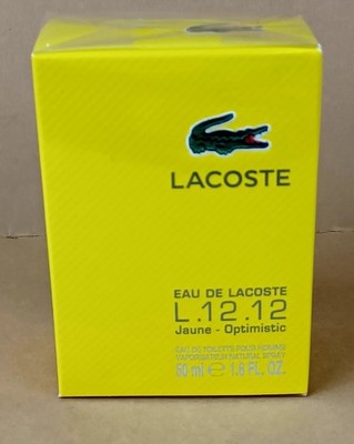 LACOSTE  EAU DE LACOSTE  OPTIMISTIC  JAUNE  EDT  NAT. SPRAY   50ml  NEU/FOLIE
