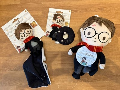 Harry Potter Stofftiere 3er Set geeignet ab Geburt Tröster Rassel Weich Plüsch