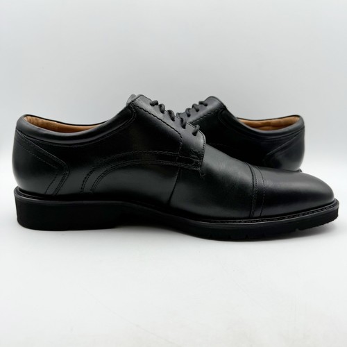 Rockport Mens Findlay Lace up Wing Tip Dress Shoes US 11 XWIDE Black Leather NIB - Picture 5 of 13