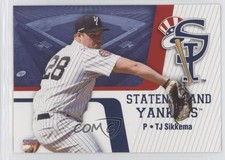 2019 Choice Staten Island Yankees TJ Sikkema #33 0kz8