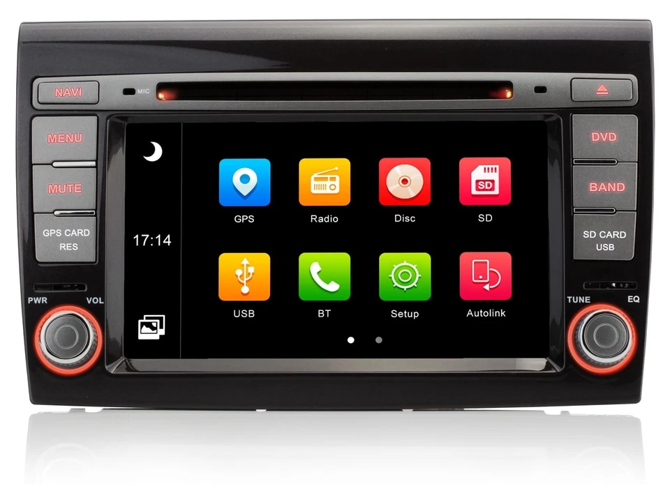Per Fiat Bravo 2007-2012 7" HD Autoradio Navigazione Radio GPS DVD Touchscreen - Immagine 4 di 4