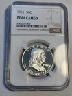 1961 50C Proof Silver Franklin Half Dollar NGC Graded PF 66 Cameo Looks DCAM