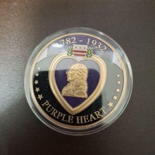 Purple Heart Medal 17821932 Challenge Coin