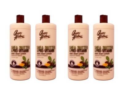 Queen Helene Shea Butter Pro-Vitamin Hand Body Lotion 32 oz 4 Pack