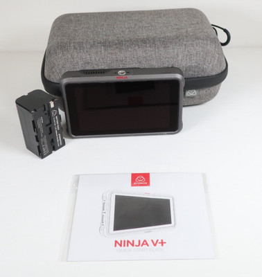 Atomos Ninja V+ 5.2'' 8K HDMI RAW Recording Monitor w/ Battery, Case