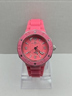 Oceanaut Acqua OC0212 Pink Womens Sport Watch 40mm Silicone Strap New Battery WR