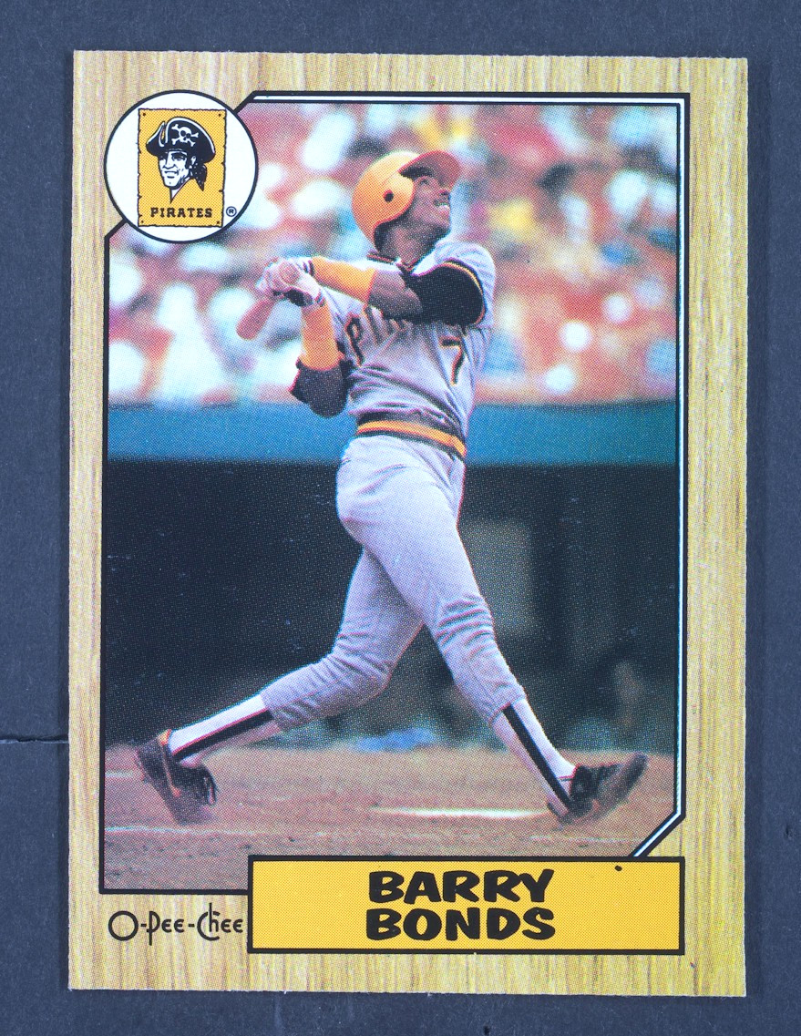 1987 O-Pee-Chee Baseball #320 Barry Bonds Rookie Pirates