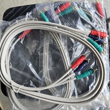 6ft RCA Composite Cables 3 Sets New