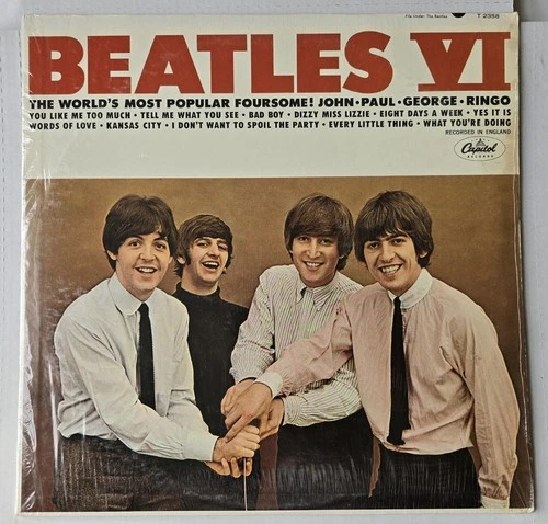 The Beatles – Beatles VI 1965 Mono LP T-2358 LA Press F13 Matrix Rainbow Label
