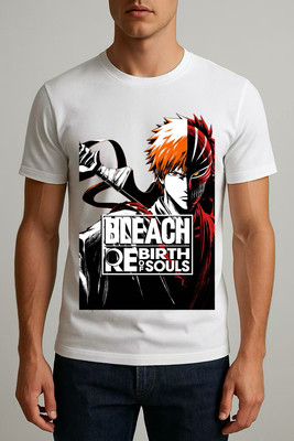 Bleach Rebirth of Souls  Ichigo Anime Streewear graphic print t-shirt
