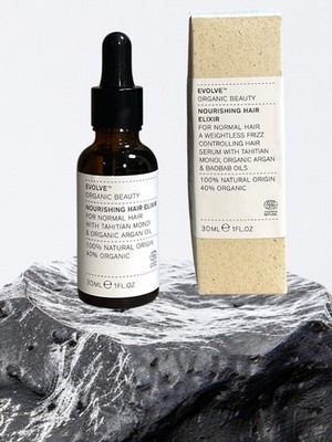 Evolve Organic Beauty Nourishing Hair Elixir Haarpflege-Öl30 ml mit Argan&Baobab