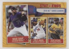 2019 Big League Stat Kings Gold Felipe Vazquez Vázquez Kenley Jansen Wade Davis