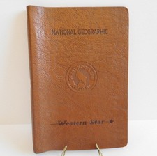 RAILROAD-GREAT NORTHERN NATIONAL GEOGRAPHIC LEATHER BINDER FROM WESTERN STAR