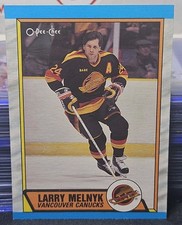 89-90 O-Pee-Chee Larry Melnyk 🚨🚨🚨 Vancouver Canucks 