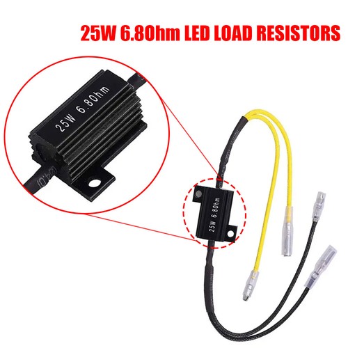 2x Moto Resistance Power Resistor Loads Decoding for LED Turn Signal Flash Light - Picture 6 of 9