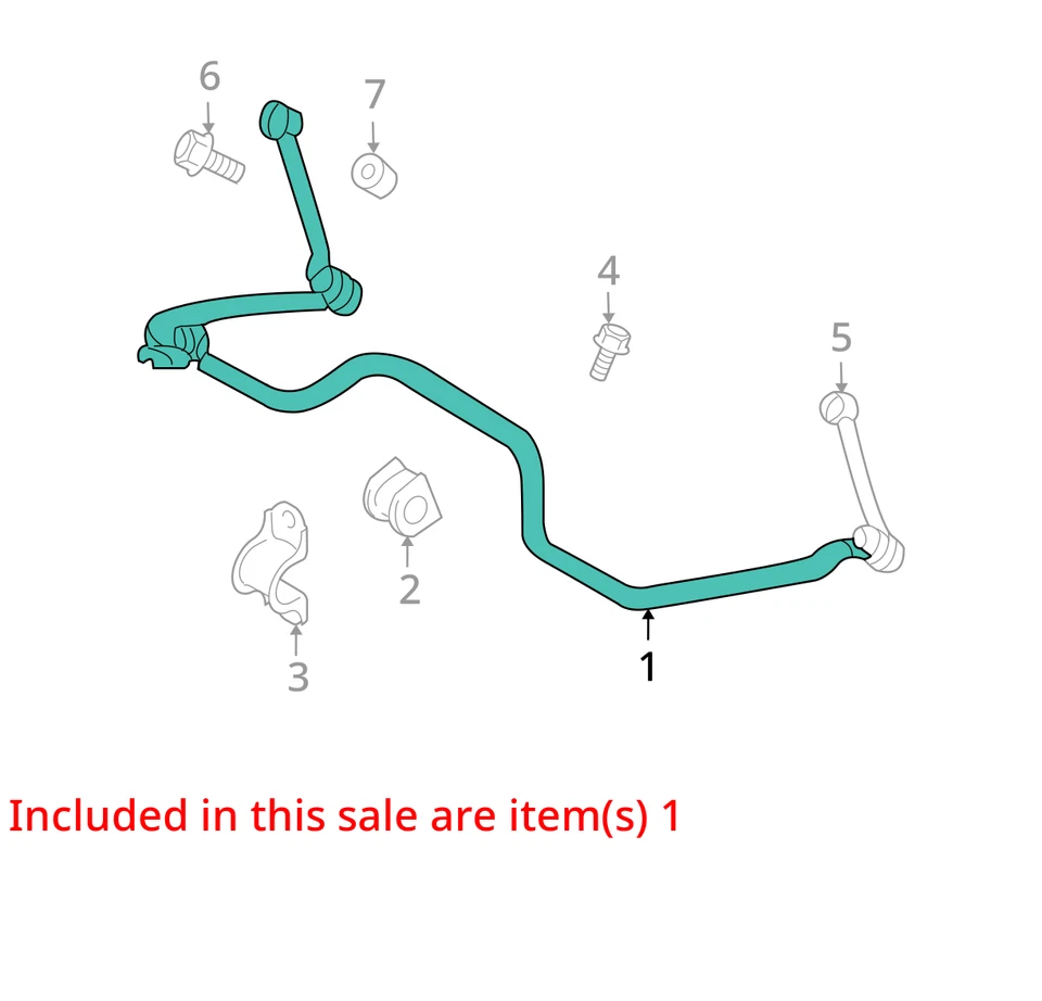 2007-2009 Chrysler Aspen Rear Stabilizer Bar Oem R3MFG - Image 2 of 3