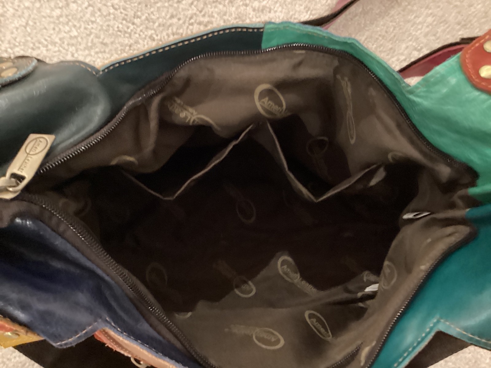 Ameri Leather Weave Multi Color Detachable Strap … - image 6