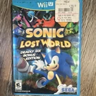 SEGA Sonic Lost World Deadly Six Bonus Edition Nintendo Wii U Game NTSC-U/C