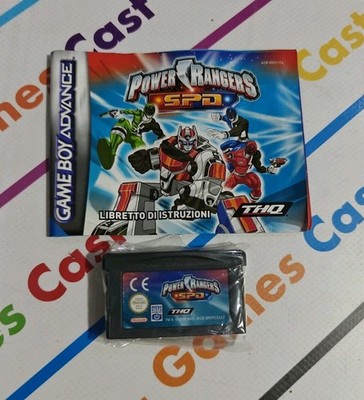 GBA POWER RANGERS SPD NINTENDO GAMEBOY ADVANCE PAL EU ITALIAN + BOOKLET 