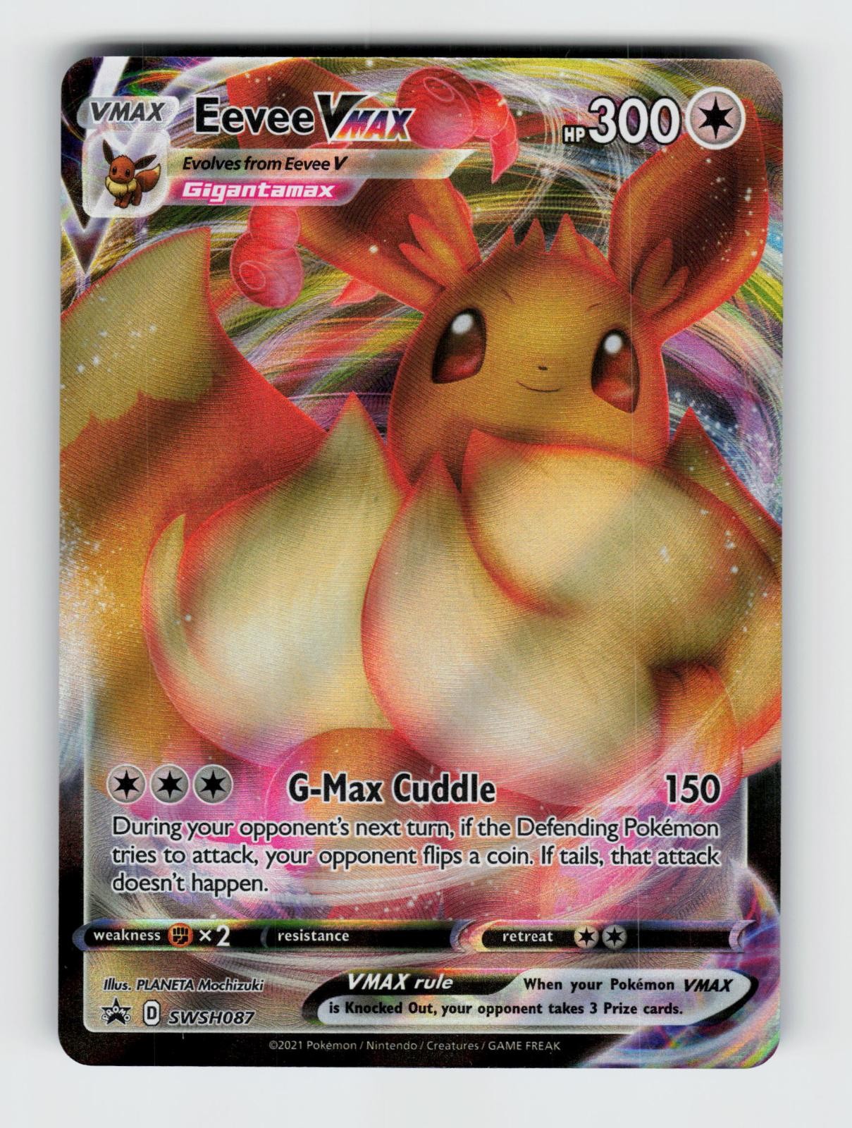 Eevee VMAX SWSH087 Holo Promo Sword & Shield Promo Pokemon Near Mint