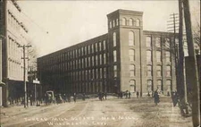 Willimantic Connecticut CT Thread Mill c1910 Real Photo Postcard
