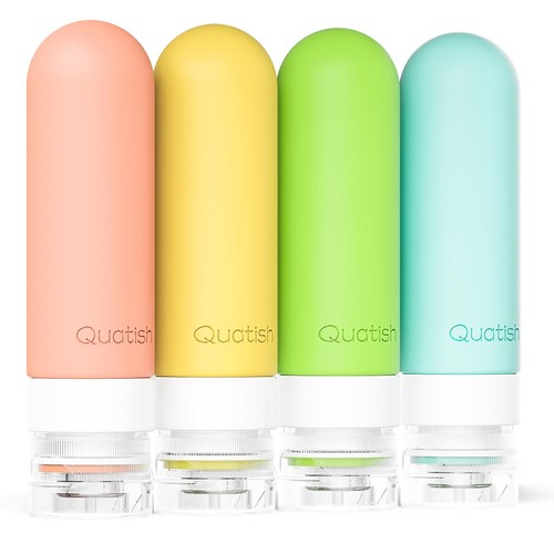 Beveetio Set 19 Flaconi Da Viaggio In Silicone – TSA Approvato, Anti-perdite, Senza BPA