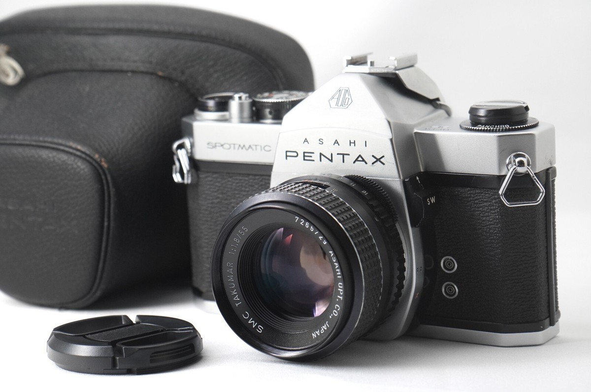 PENTAX ペンタックス spotmatic 黒 レンズ4点付 一眼レフカメラ