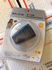 Belkin 2-1 USB Peripheral Switch F1U201v NEW Sealed. Free Shipping