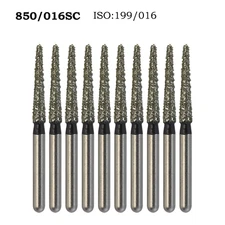 Dental Diamond Burs FG 850/016SC Round End Taper Super Coarse High Speed Burr