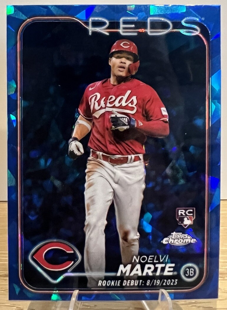 2024 Topps Chrome Update Sapphire - Noelvi Marte #USCS187 (RC)