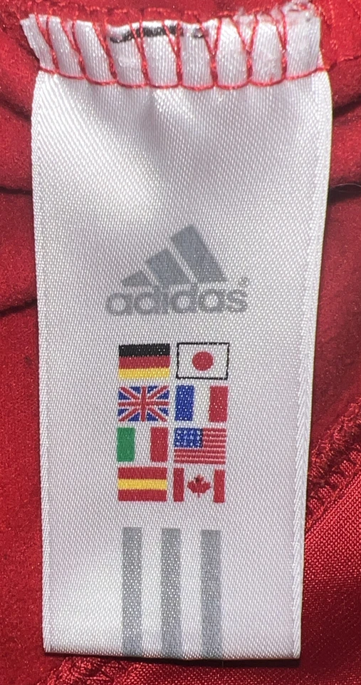 Chaqueta Adidas Nc State Wolfpack Hombre Entrenamiento en Pista Cremallera Completa Roja Talla XL Foto 4 de 4