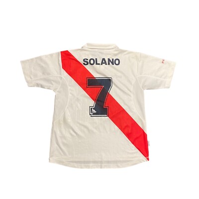 Peru National Solano #7 Solano Walon Soccer Futbol Jersey Adult Sz