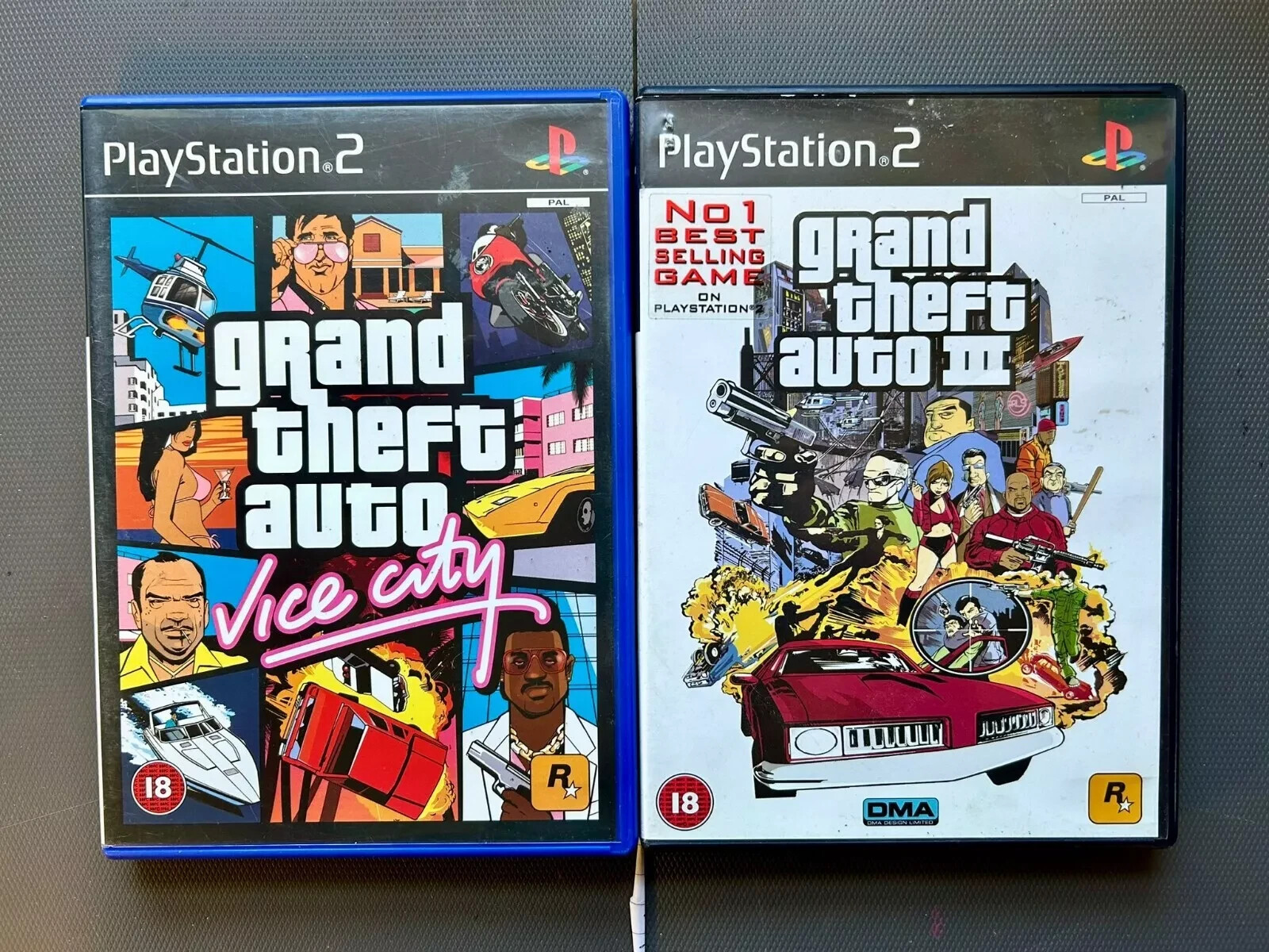 Grand Theft Auto 3 GTA - Grand Theft Auto Vice City - Both complete