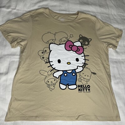 Hello Kitty and Friends by Sanrio Sil 34452 Hybrid Apparel Large Tee Shirt