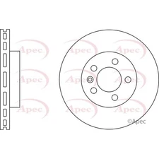 Apec Front Brake Disc DSK2248 - OE High Quality Precision Engineered Part