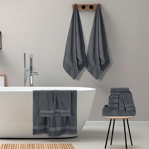 Luxury Bath Towels Sets 100% Pure Cotton 800GSM Soft Face Hand Jumbo Bath Sheets - Picture 7 of 69