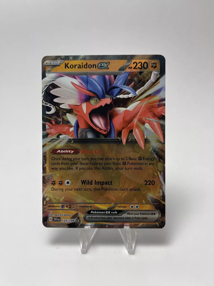 Pokemon : SV SCARLET & VIOLET KORAIDON ex 125/198 ULTRA RARE