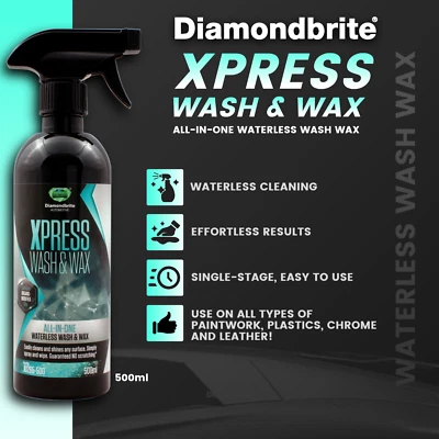 Diamondbrite Xpress Wash and Wax. Diamond Brite Waterless Wash and Wax