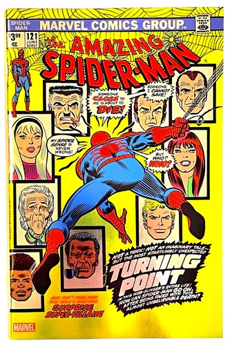 AMAZING SPIDER-MAN #121 FOIL FACSIMILE JOHN ROMITA SR EXCLUSIVE VARIANT 2023 NM