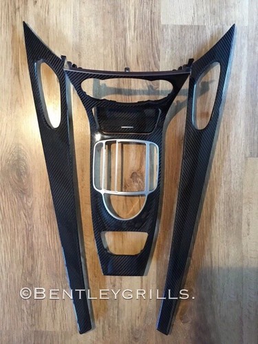 Mercedes SL R230 Carbon Fiber Ash Tray Cover Interior Trim Part AMG, 2002-2011 - Picture 3 of 11