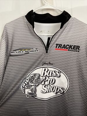 BASS PRO SHOPS フィッシングシャツ グレー S（M） Bass Pro Shops Shirt Size XL Gray Graphic Print Fishing Long